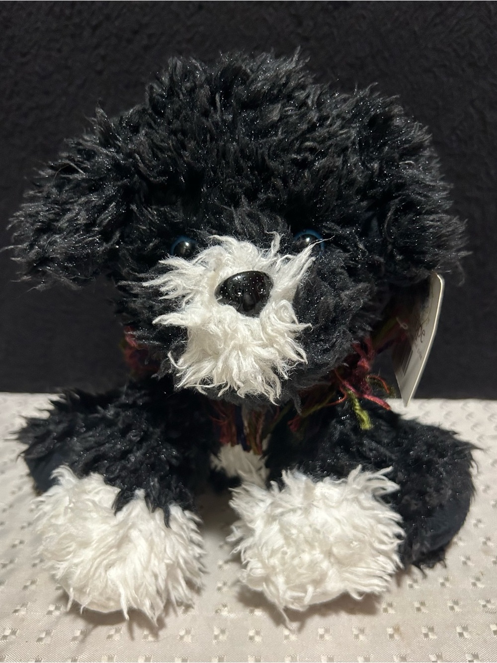 Maurices Paisley Portuguese Water Dog 2009 Plush Stuffed Animal w/Scarf & Tags
